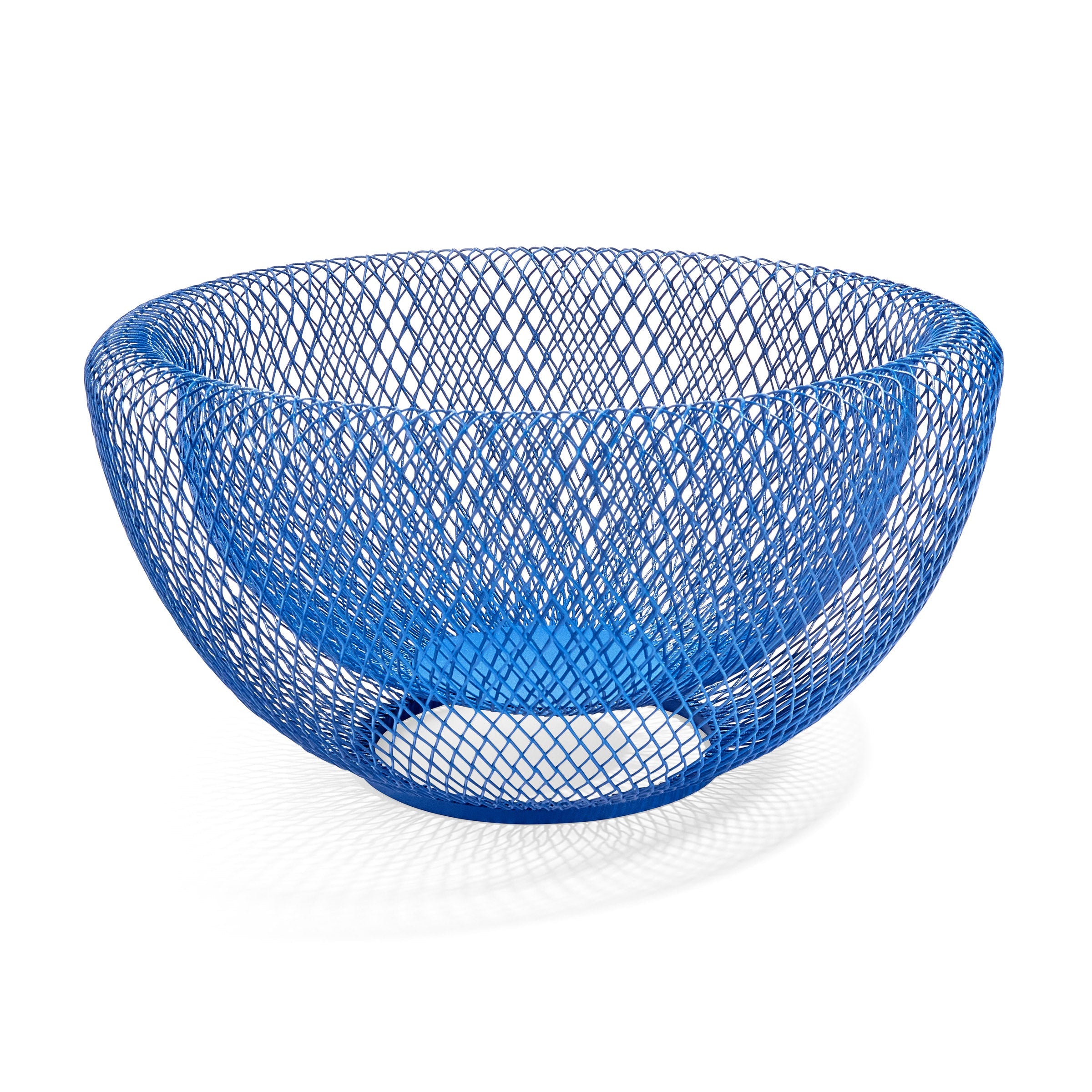 Blue Wire Mesh Bowl