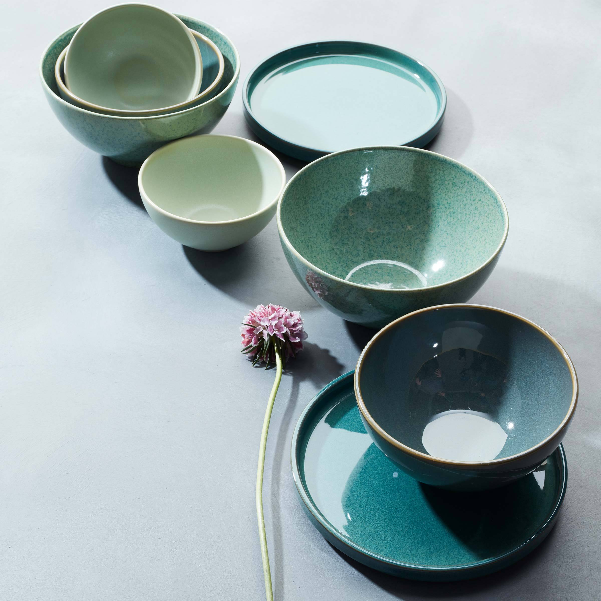 Alternative view of Luna Green 8 Piece Dinnerware Set