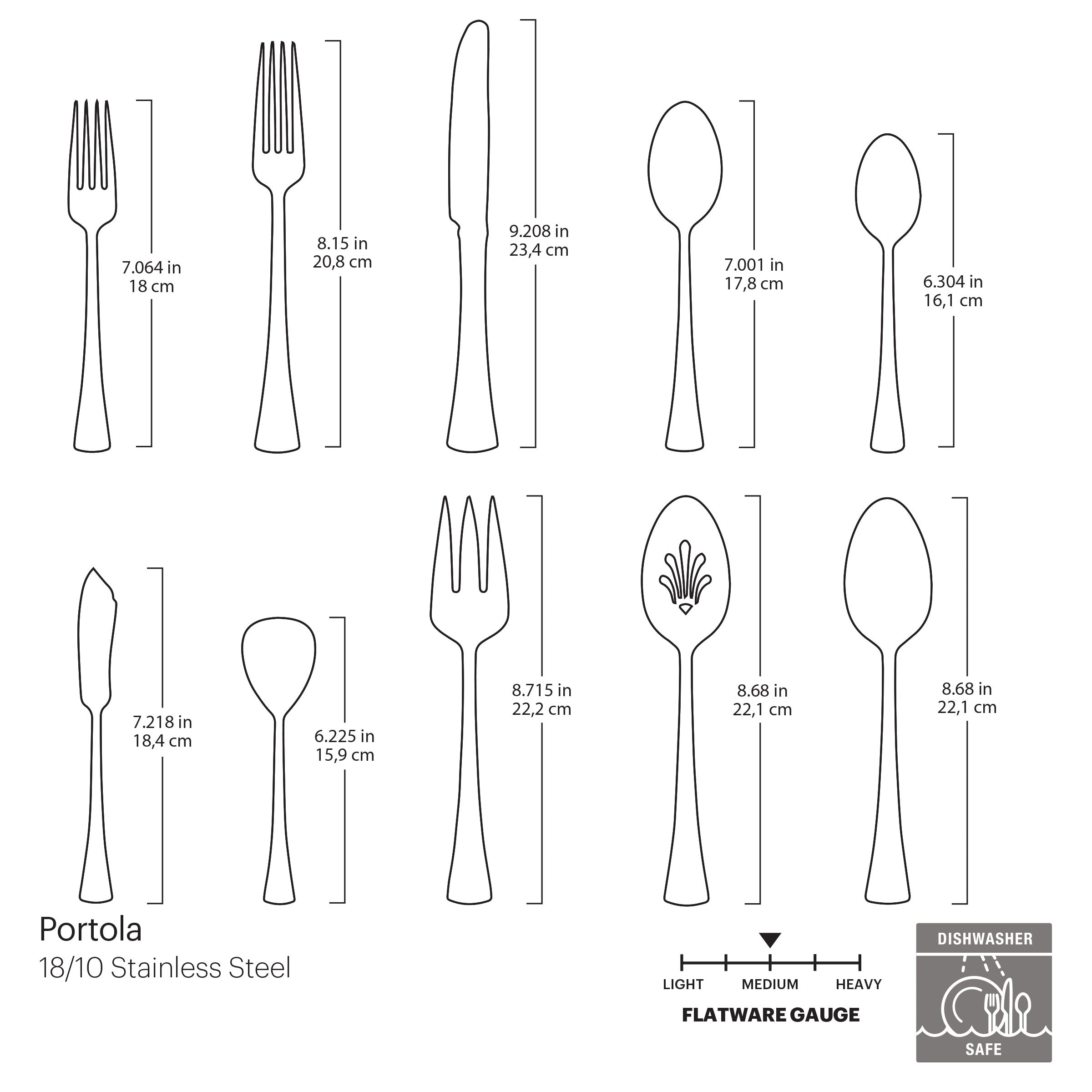 Portola 65 Piece Flatware Set - Image 7