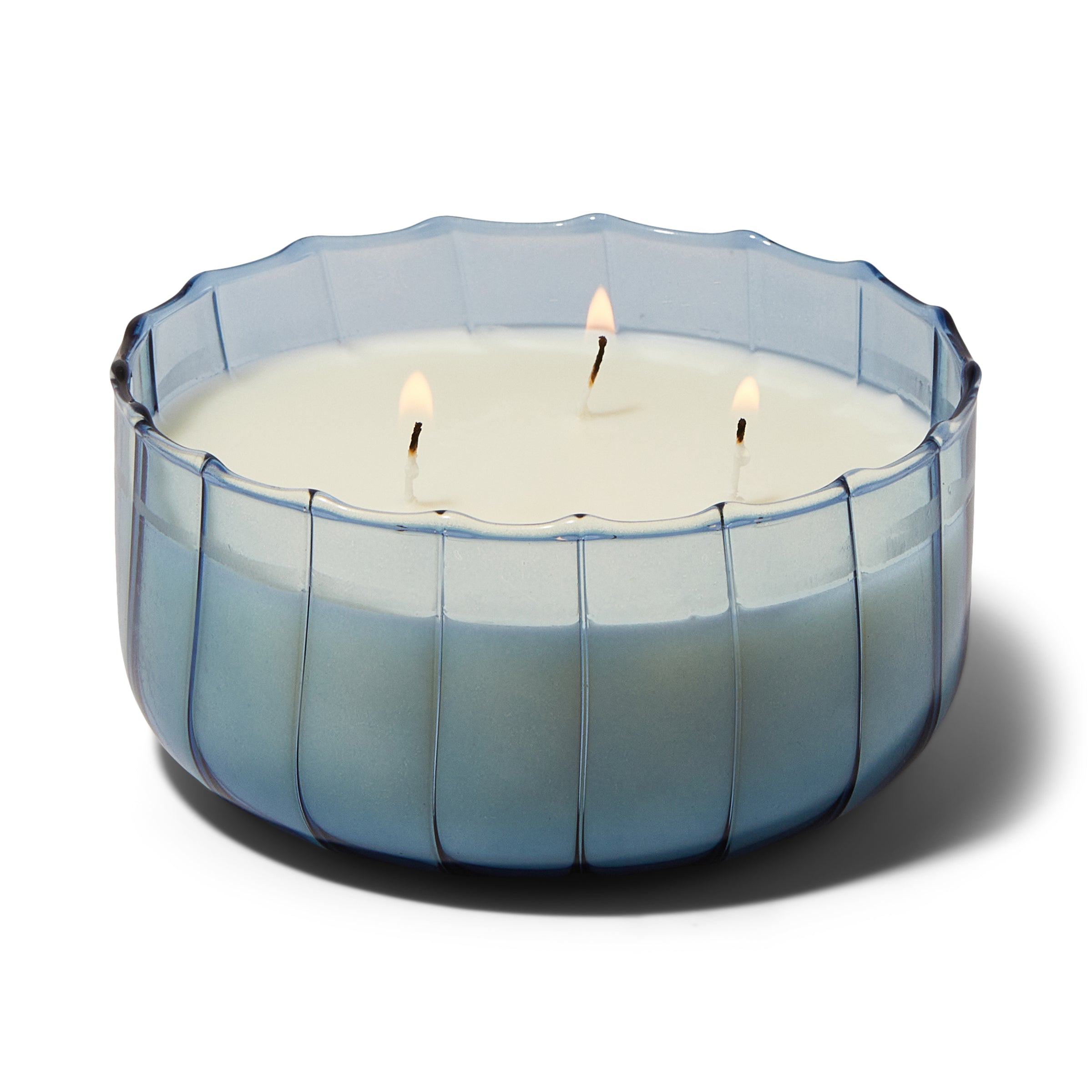 Ripple 12 oz Soy Wax Candle, Peppered Indigo