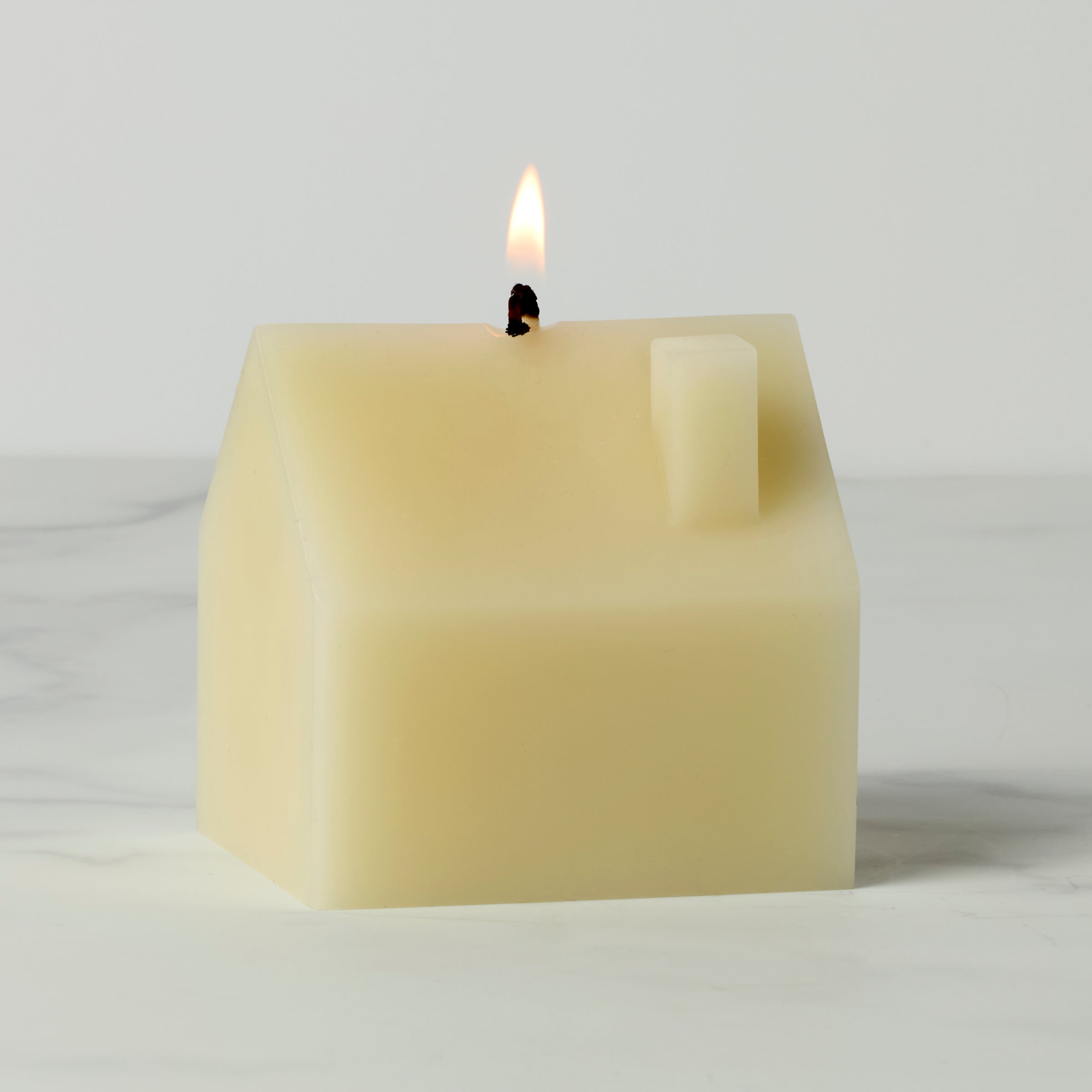 Iconic Large House Candle Cream