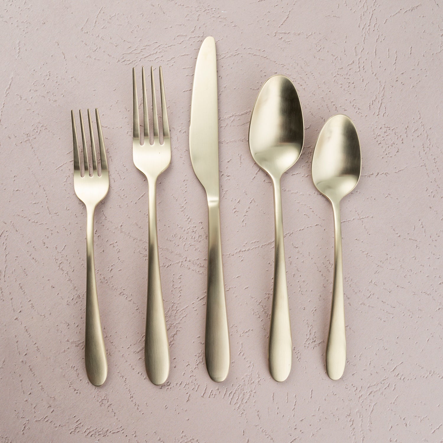 Alternative view of Poet Champagne Satin 20 Piece Flatware Set