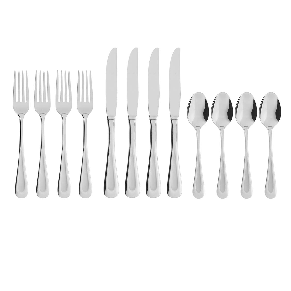 Alternative view of Satin Sand Dune 12 Piece Flatware Set